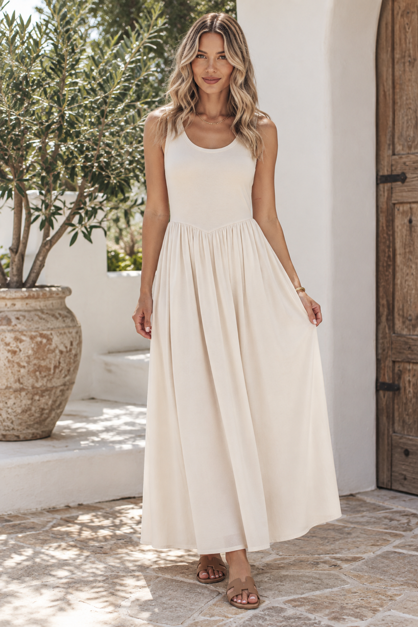 Marisa Dress - Natural
