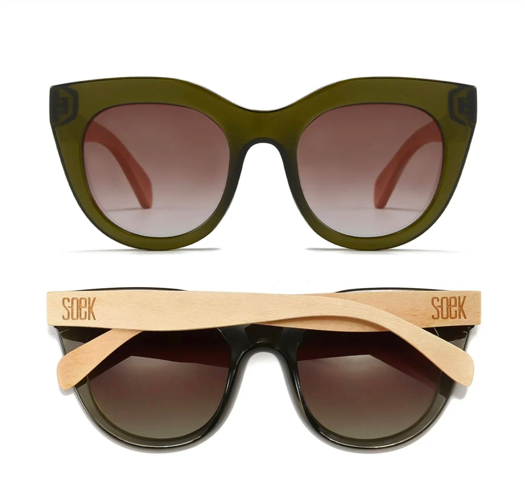 Milla - Khaki Sunglasses