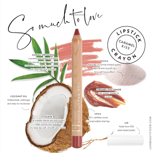 Natural Lipstick Crayon - Caramel Kiss