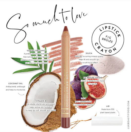 Natural Lipstick Crayon - Fig Brûlée