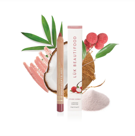 Natural Lipstick Crayon - Lychee Sorbet