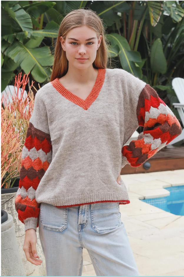 Romy V-Neck Knit