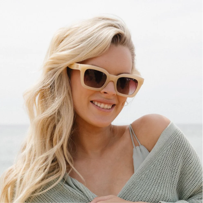 Zahra - Nude Sunglasses