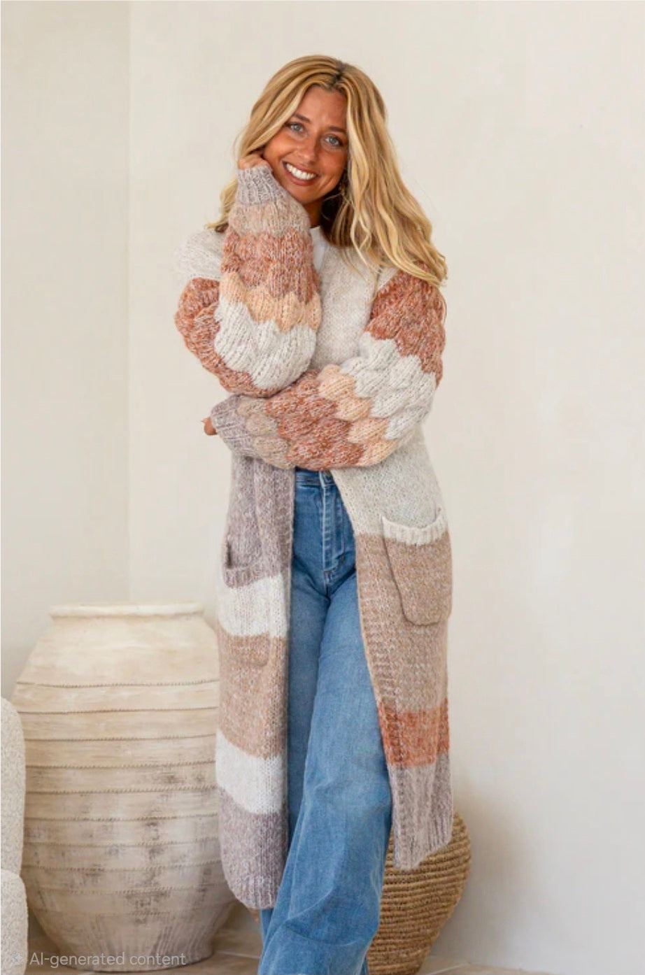 Free Spirit Harvest Scallop Cardigan