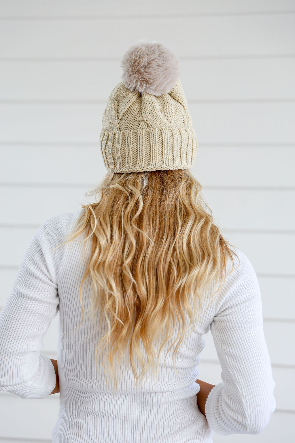 Free Spirit Winter Wanderer Beanie in Stone