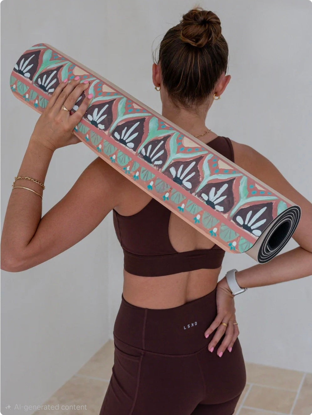 Sea Song Mermaid Premium Yoga Mat & Carry Strap