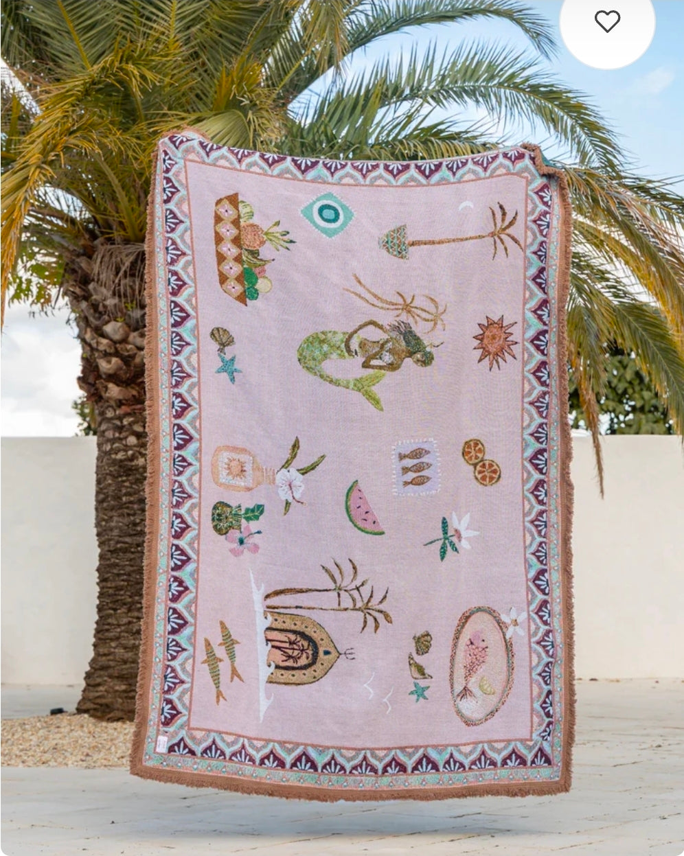 Good Throw Co Sea Song Mermaid Throw