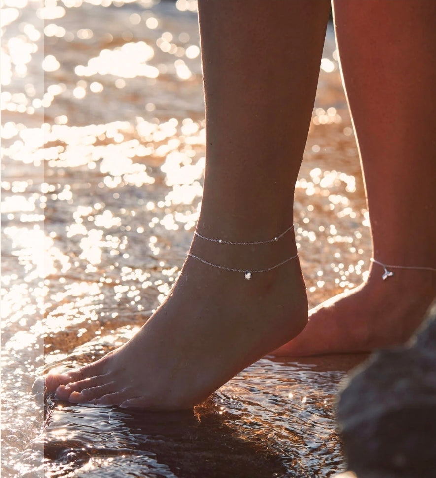 Midsummer Star Mermaid Tears Pearl Anklet
