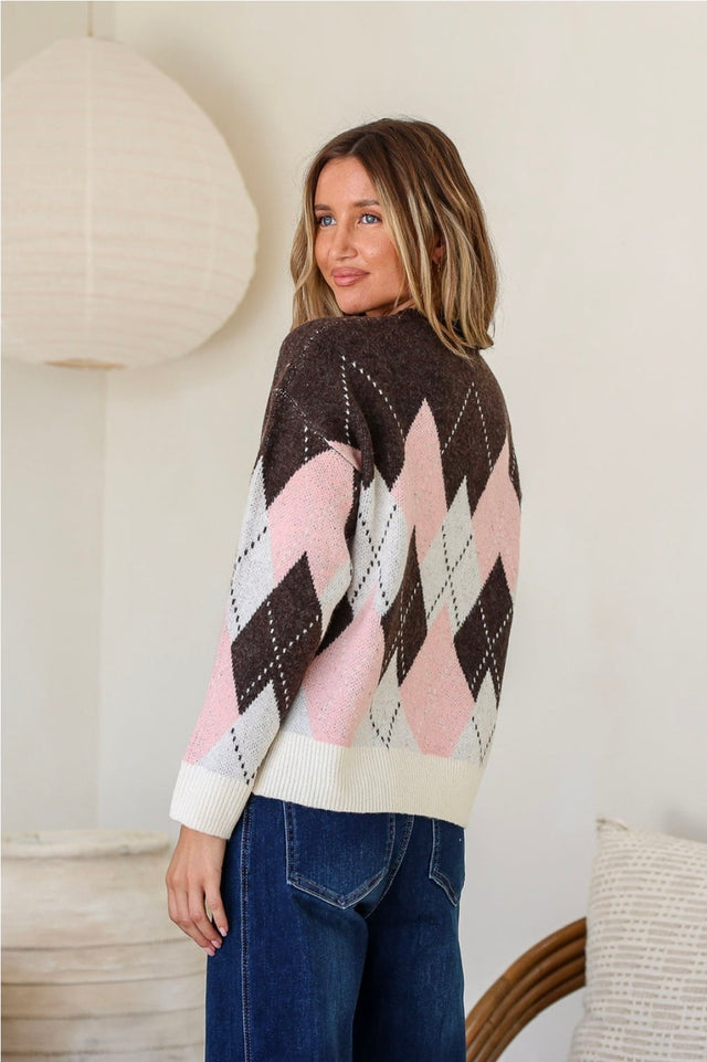 Darcy Argyle Knit