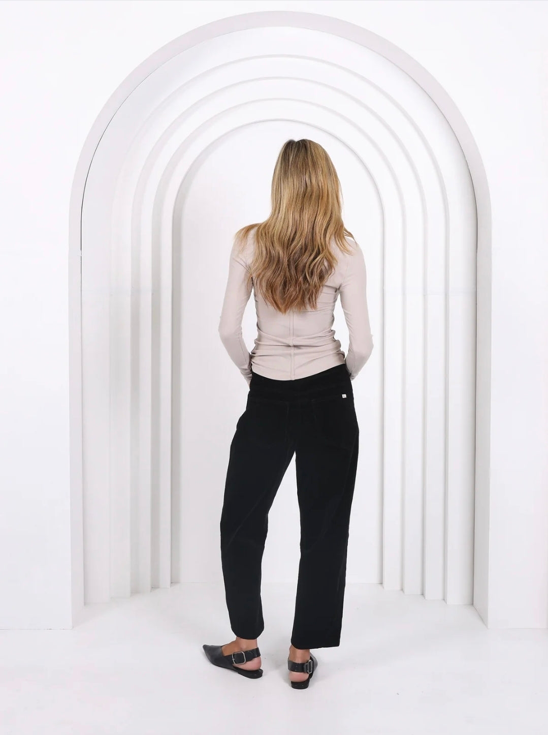 Toni Barrel Jeans - Corduroy