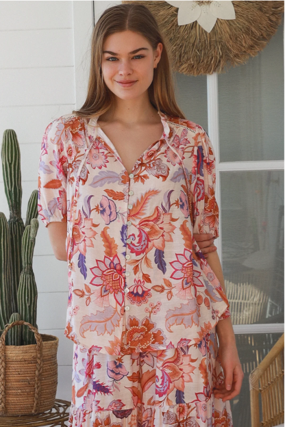 Odette Floral Blouse