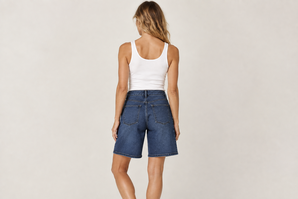 Reef Denim Bermuda Shorts