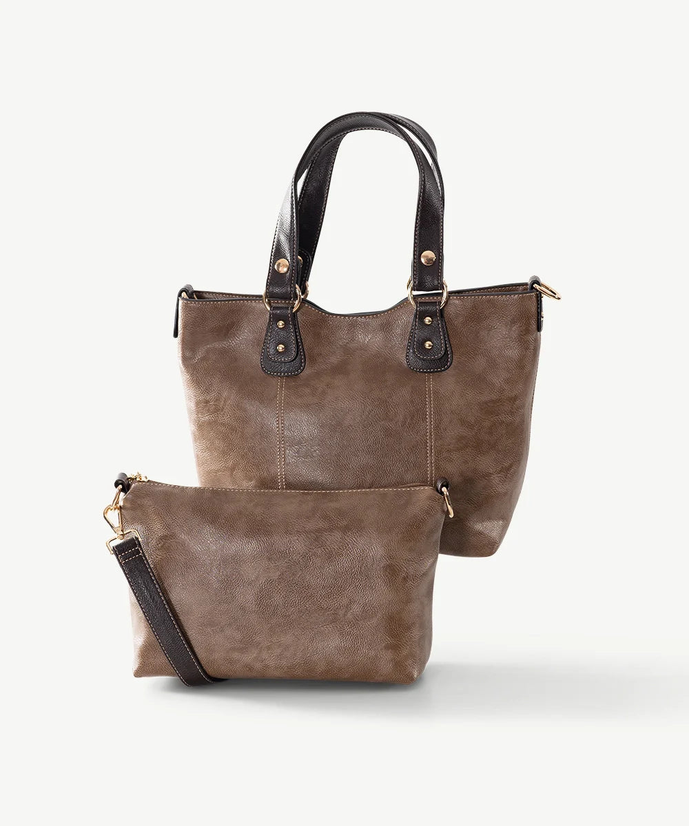 Sassy Duck Tilly Tote in Stone