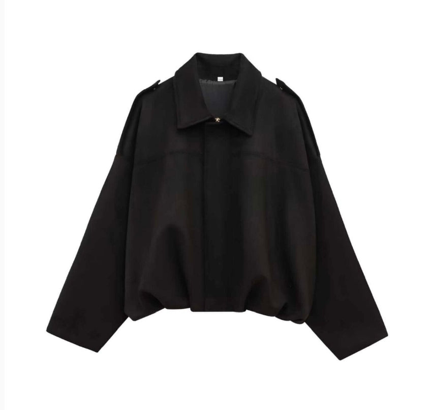 Remi Suede Bomber Jacket