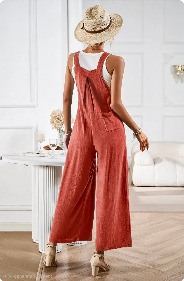 Smaibulun Wildheart Overalls Rust And Black