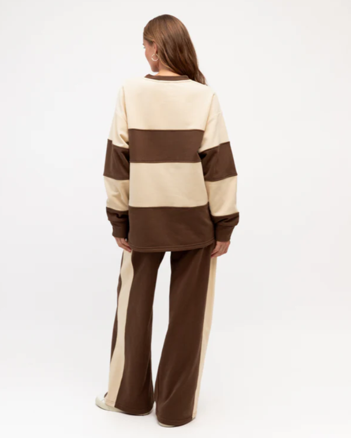 Stripe V-Neck Sweater