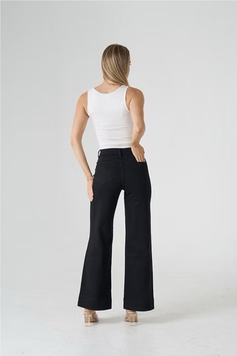 Wakee Tessa Drift Jean in Black Back