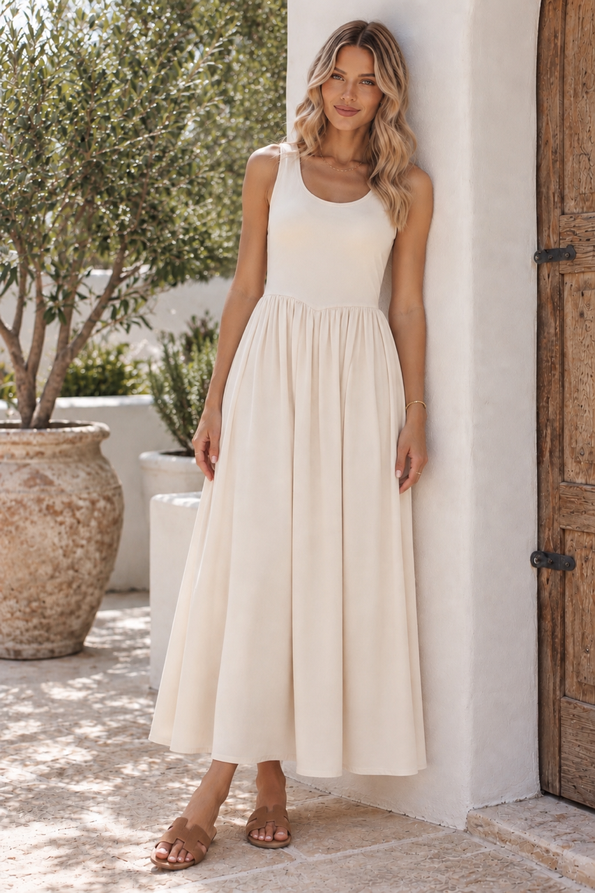 Marisa Dress - Natural