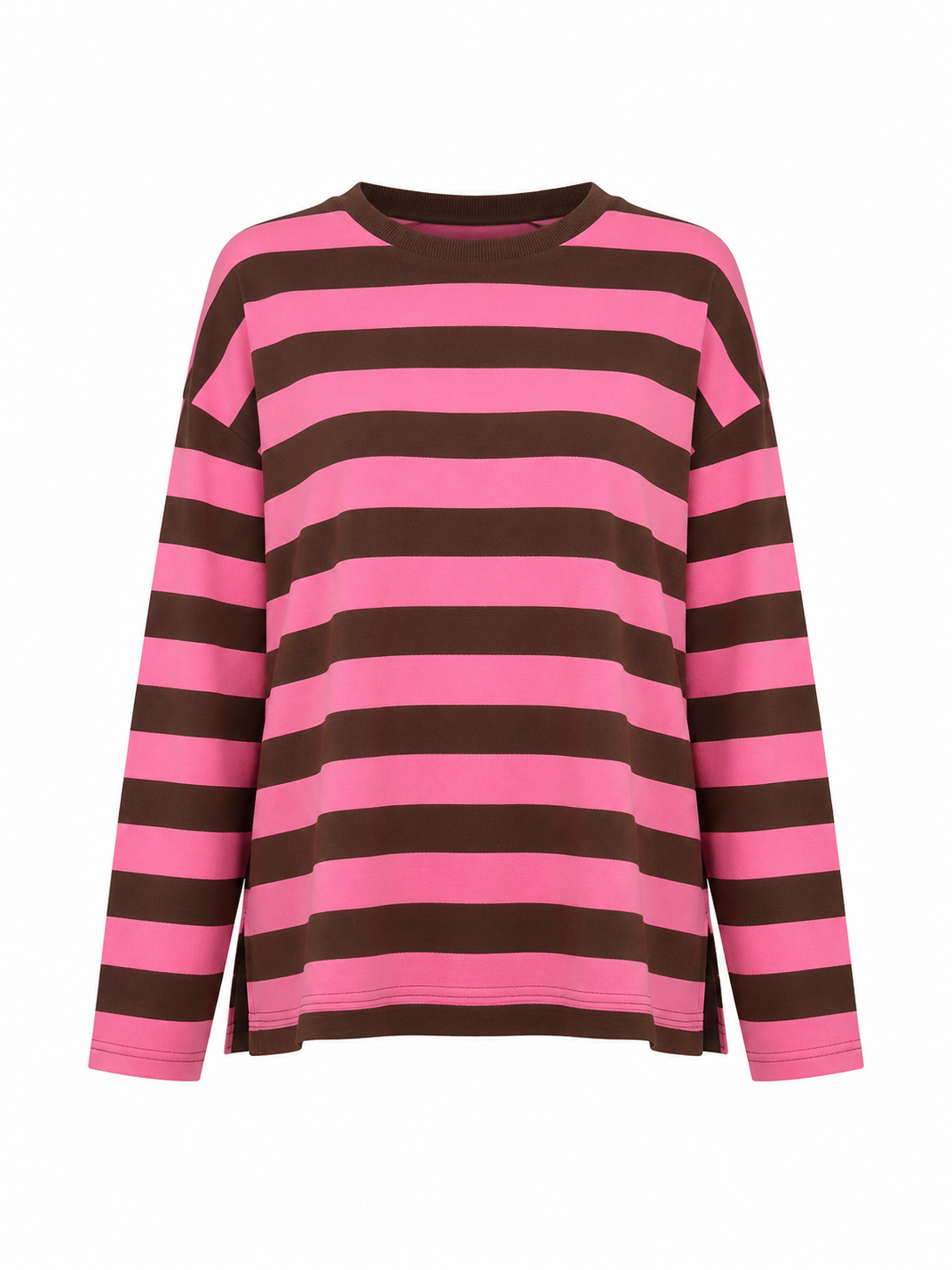 Hollie Long Sleeve - Pink/Chocolate