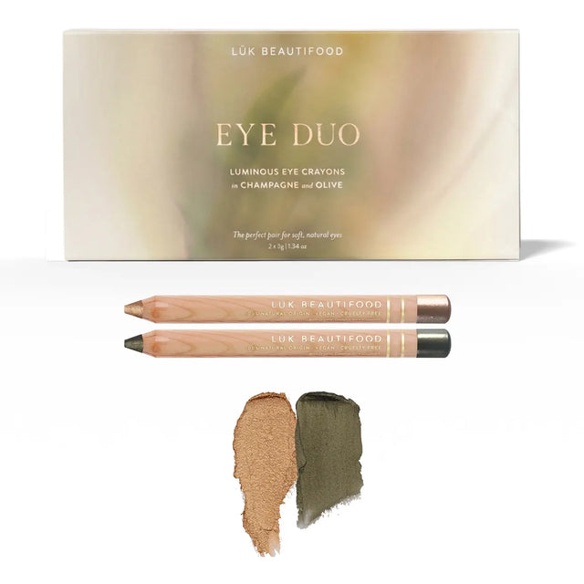 Luk Beautifood Luminous Eye Duo Gift Set - Golden Olive