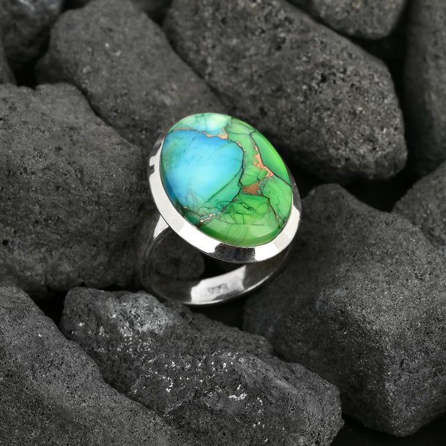Marina - Oyster Turquoise Ring