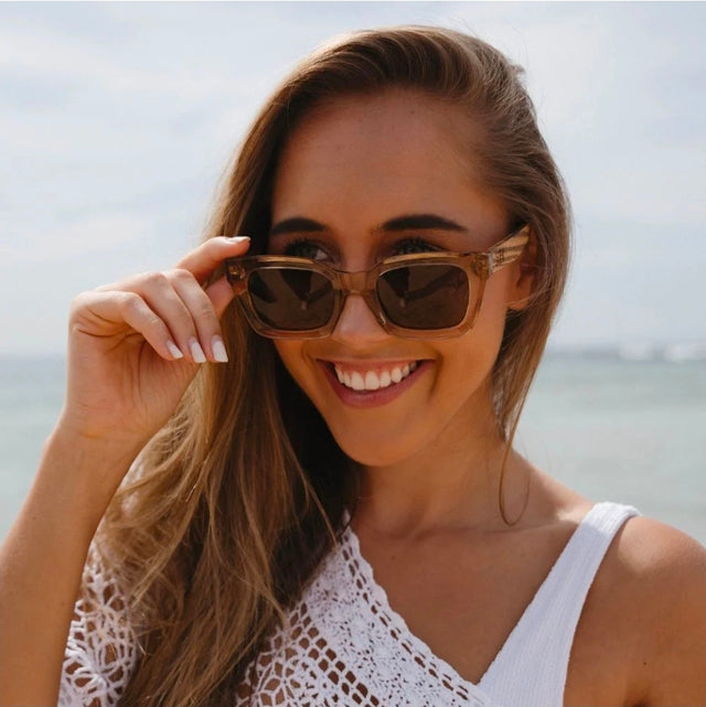 Zahra - Champagne Sunglasses