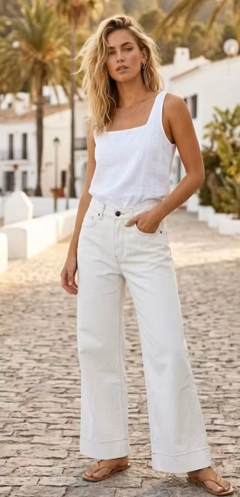 Malibu Jeans - Ecru