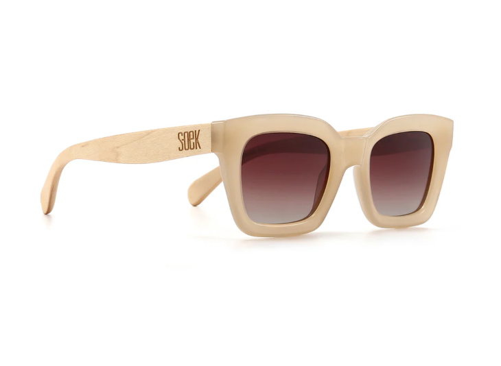 Zahra - Nude Sunglasses
