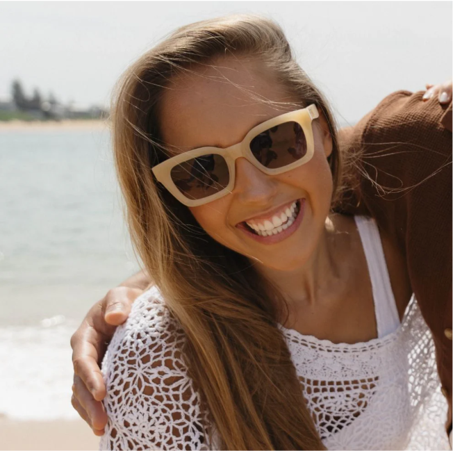Zahra - Nude Sunglasses
