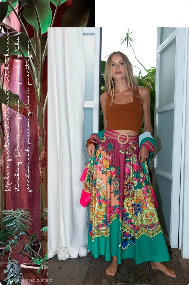 Rosetta Muse Maxi Skirt