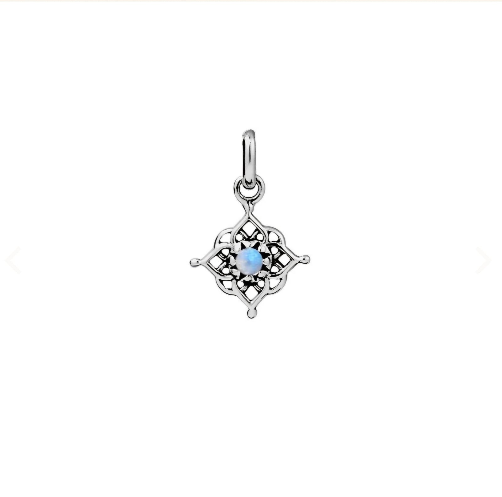 Midsummer Star Elemental Moonstone Neck Charm