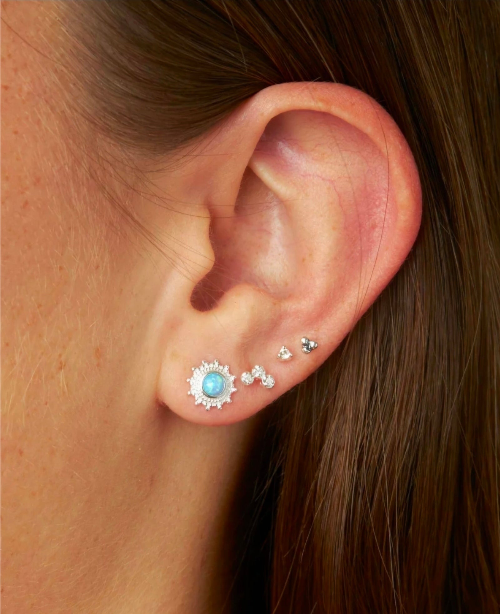 Midsummer Star Nusa Sunrise Opal Studs
