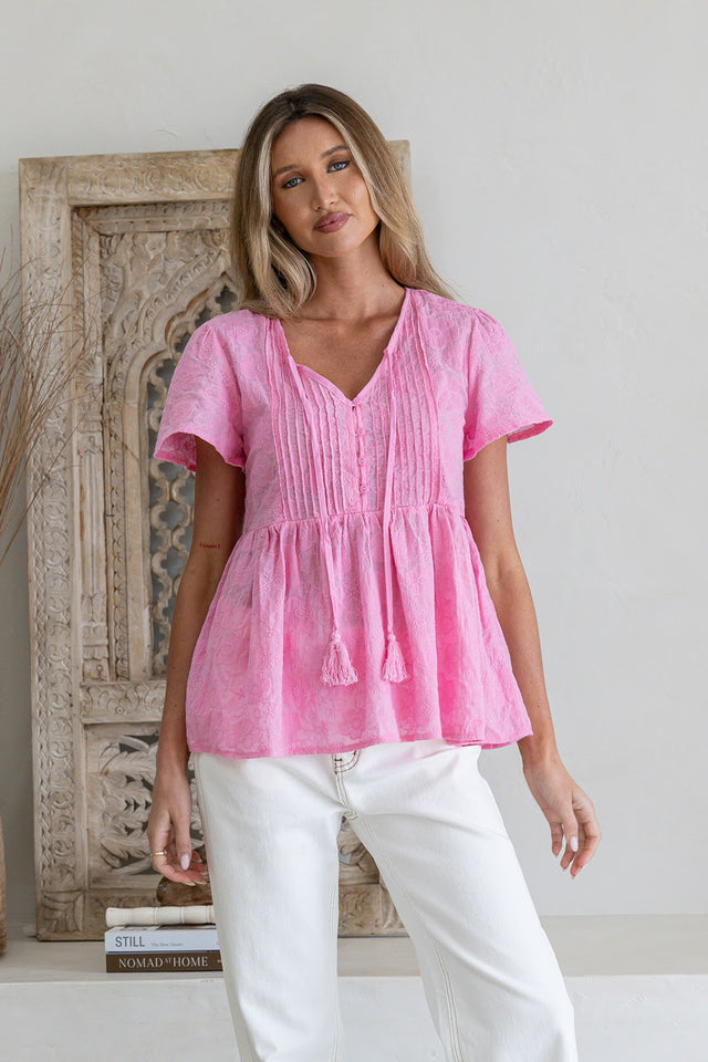 Peony Blouse - Pink